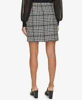 Calvin Klein Women's Plaid Tweed Skirt