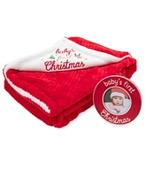 Baby Essentials Baby's First Christmas Blanket & Frame, 2-Piece Set