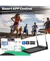 Skonyon 2.25 Hp Foldable Treadmill with App Control and Led Display
