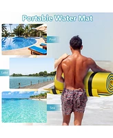 Skonyon 3-layer Tear-resistant Relaxing Foam Floating Pad-Yellow