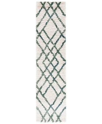 Safavieh Berber Shag 100 BER214C 2'x8' Runner Area Rug