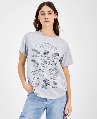 Grayson Threads, The Label Juniors' Pasta Graphic T-Shirt