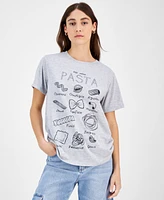 Grayson Threads, The Label Juniors' Pasta Graphic T-Shirt