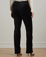 Lauren Ralph Plus Velvet Bootcut Pants