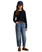 Polo Ralph Lauren Big Girls High-Rise Straight Fit Jeans