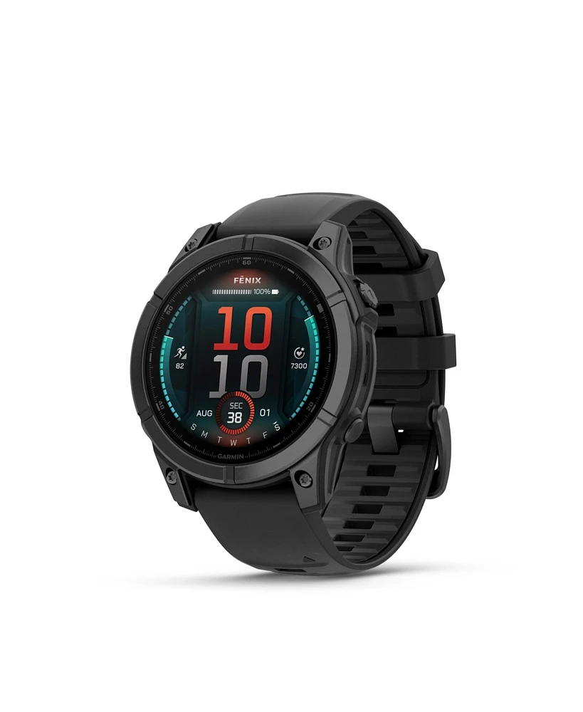 Garmin fenix E, 47mm, Slate Gray Steel/Black, Na