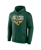 Fanatics Men's Green Bay Packers Geometric Chrome Pullover Hoodie