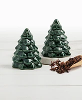 Ttu Gallery Green Tree Salt & Pepper Set