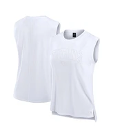 Fanatics Women's White Tennessee Titans Studio Gym Tank Top