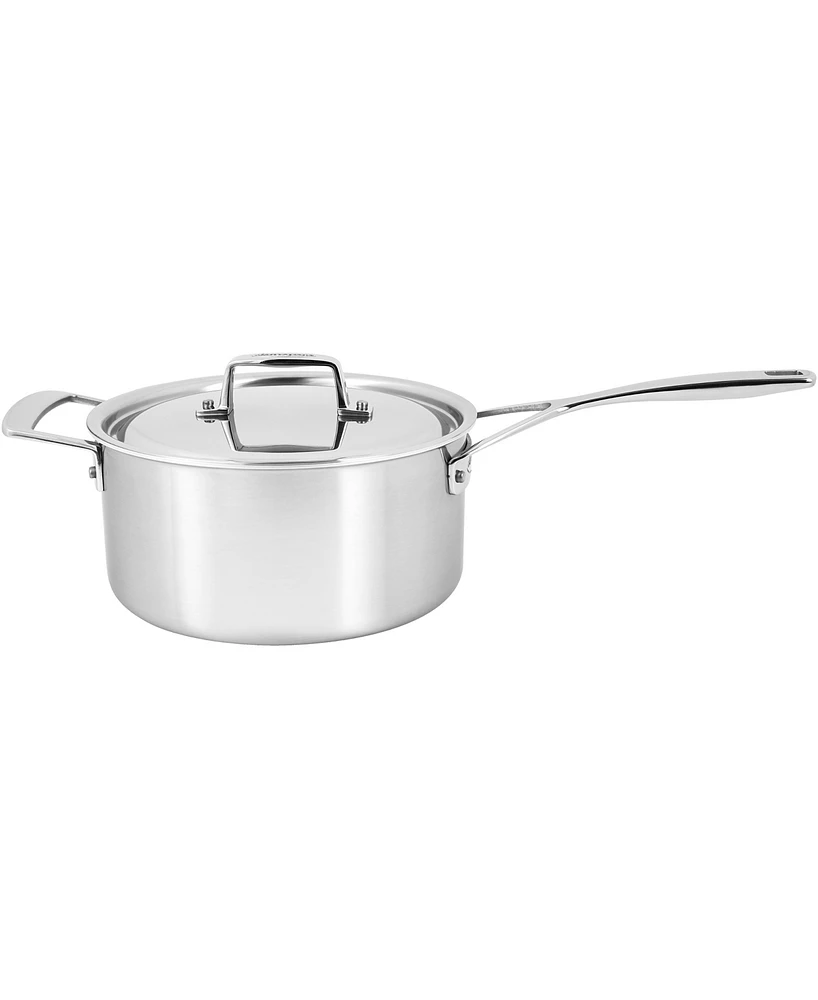 Demeyere Essential 5 Stainless Steel 4 Qt. 2-Piece Saucepan with Lid