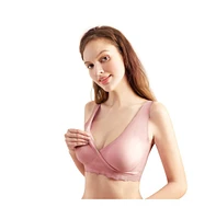 Sunveno Maternity Seamless Nursing Bra, Ultra-Soft and Comfortable Support