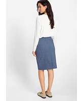 Olsen Women's Micro Puppytooth Pull-On Skirt