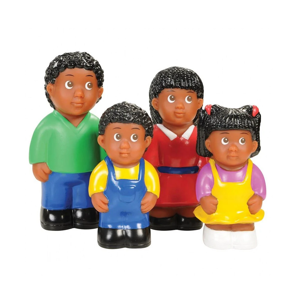 Kaplan Early Learning Dark Hair Family - Set of 4