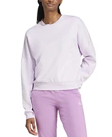 adidas Women's Essentials Feel Cozy Logo Fleece Sweatshirt