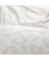 Chanasya Premium Leopard Animal Print Queen Size Bedding Duvet Cover 3-Piece Set Ultra Soft
