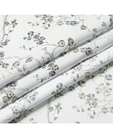 Kate Aurora Living Cherry Blossom Designed Grommet Top Window Curtains - 84 in. Long