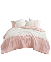 Intelligent Design Shay Clip Jacquard -Pc. Comforter Set