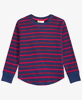 Epic Threads Toddler Boys Kelly Striped Thermal T-Shirt, Created for Macy's