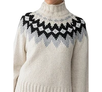 Sanctuary Women's Tis The Season Fair Isle Turtleneck Sweater