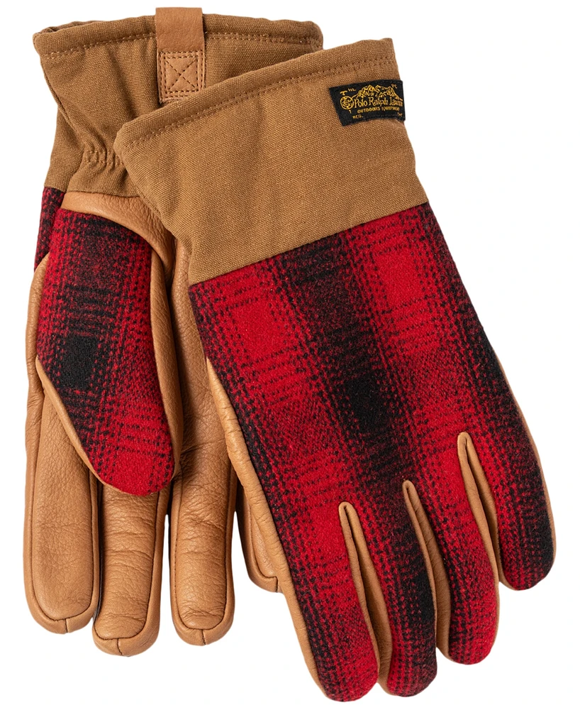 Polo Ralph Lauren Men's Plaid Trail Glove