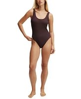 Cotton On Women's Low-Back One-Piece Swimsuit