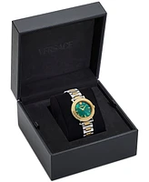 Versace Women's Swiss Greca Sphere Two-Tone Stainless Steel Bracelet Watch 35mm