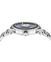 Versace Men's Swiss Stainless Steel Bracelet Watch 43mm