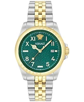 Versace Men's Swiss Two-Tone Stainless Steel Bracelet Watch 41mm
