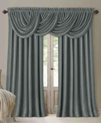 Elrene All Seasons Faux Silk Window Treatment Collection