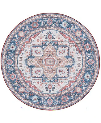 Safavieh Tucson Washable TSN913Q 6'x6' Round Area Rug