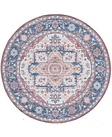 Safavieh Tucson Washable TSN913Q 6'x6' Round Area Rug