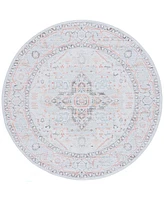 Safavieh Tucson Washable TSN913F 6'x6' Round Area Rug