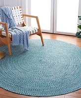 Safavieh Braided BRA201K 7'x7' Round Area Rug