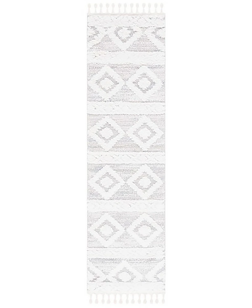 Safavieh Moroccan Tassel Shag MTS640A 2'3"x8' Runner Area Rug