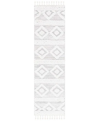 Safavieh Moroccan Tassel Shag MTS640A 2'3"x8' Runner Area Rug