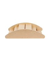 ECR4Kids Rocking Boat and Steps, Natural