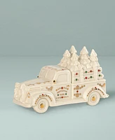 From The Vault! Lenox Mistletoe Park Truck with Trees, Created for Macy's