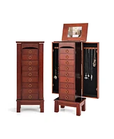 Givimo Large Capacity Jewelry Storage Cabinet with 9 Drawers