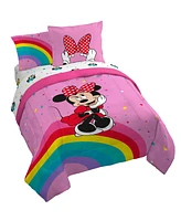 Sunny Side Up Disney Minnie Mouse Rainbow Dots Bed Set with Sham