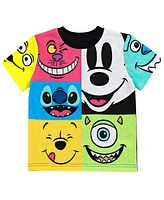 Disney Toddler Boys D100 Mickey Mouse Sully Mike Winnie the Pooh T-Shirt to