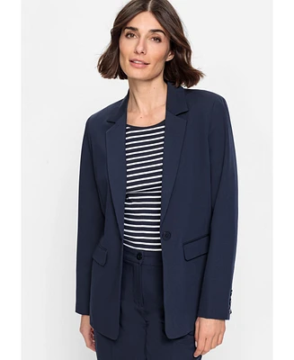 Olsen Women's Classic Notch Collar Blazer