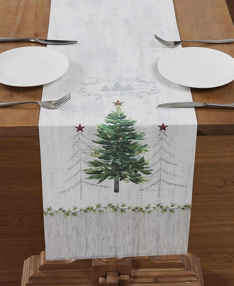 Avanti Trees Polyester Runner, 14" x 72"