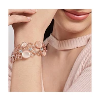 Sohi Women's Flower Tennis Bracelet