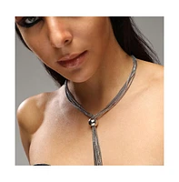 Sohi Women's The Ballchain Lariat Necklace