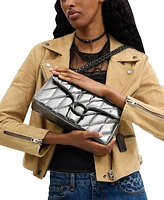 Coach Metallic Leather Quilted Tabby Shoulder Bag 26