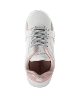 Bebe Little and Big Girls Court Low Top Emboss Script "B" Sneaker