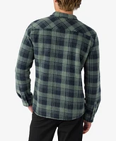 O'Neill Men's Glacier Plaid High Pile Super Button Shirt