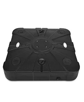 Skonyon 260 lbs Offset Patio Umbrella Base with Wheels Sand Water Filled