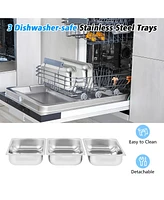 Givimo 2 in 1 Electric Warming Tray with Temperature Control