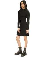 Michael Kors Women's Mock-Neck Long-Sleeve Dress